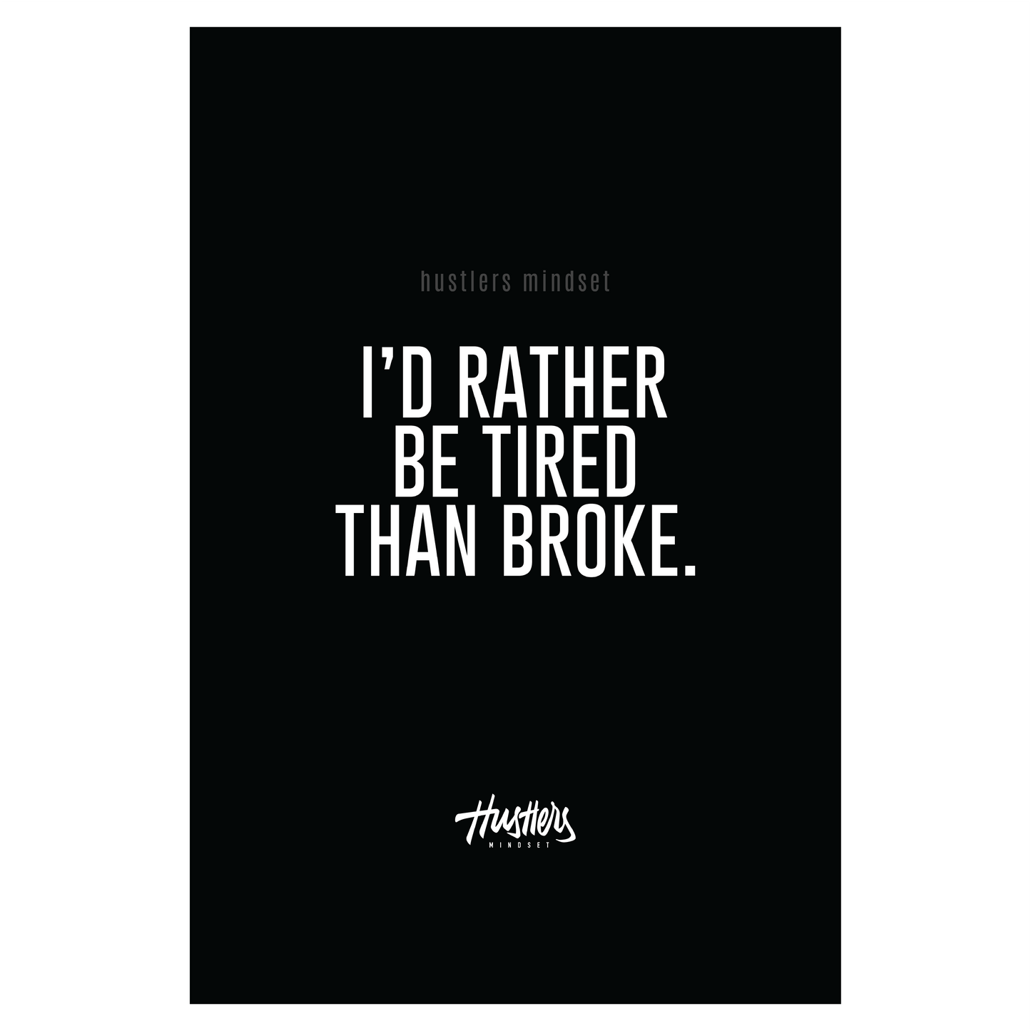 I'd Rather - 12 x 18 Poster Print