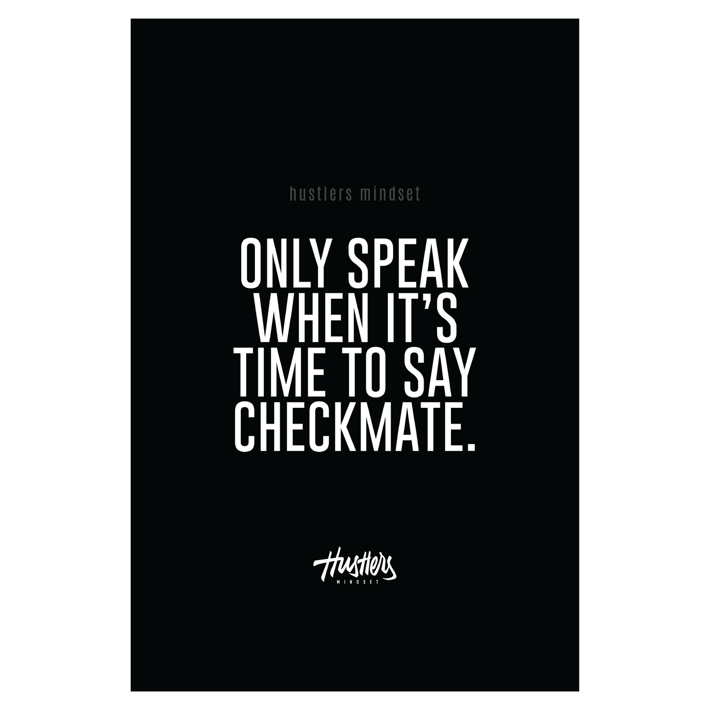 Checkmate - 12 x 18 Poster Print