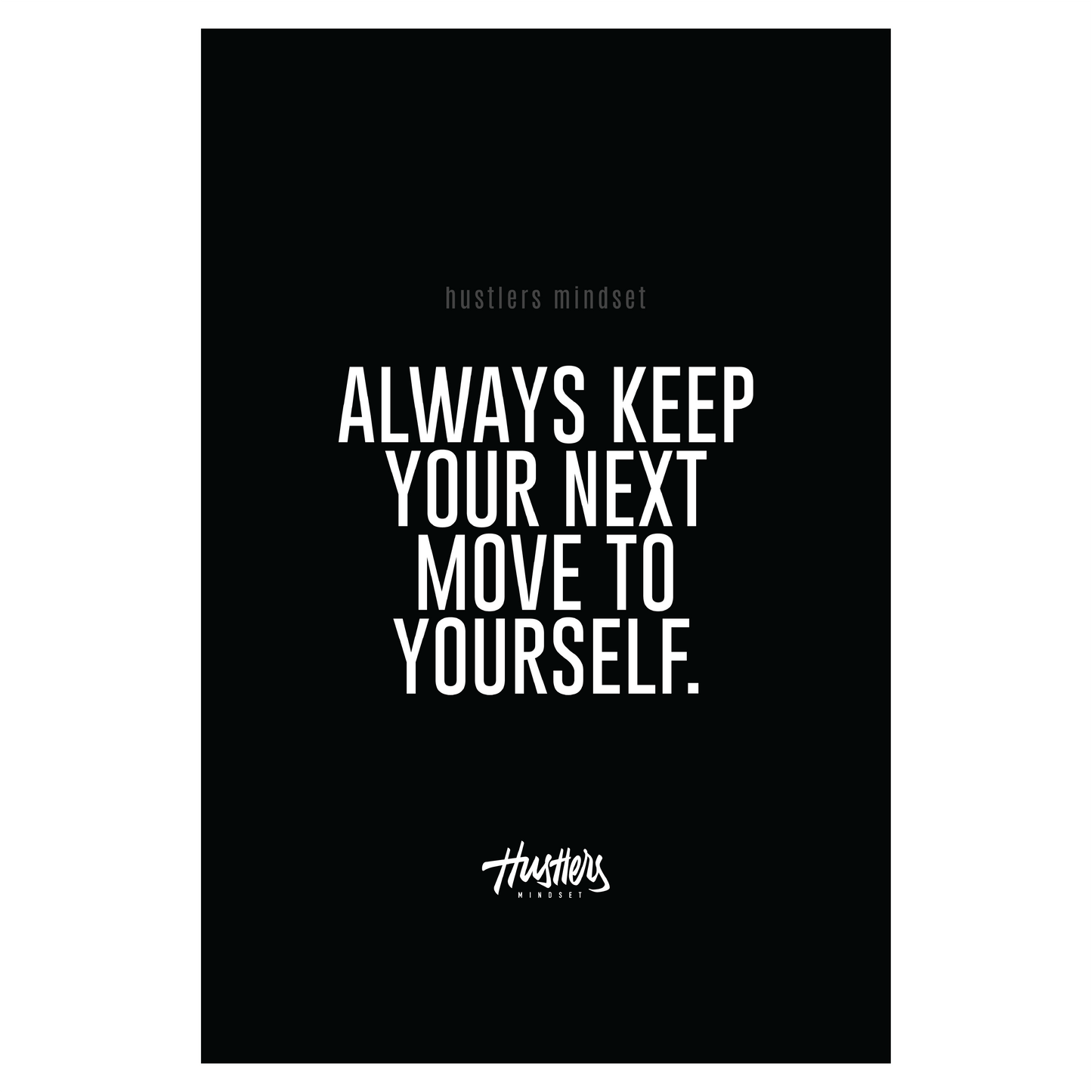 Keep To Yourself - 12 x 18 Poster Print