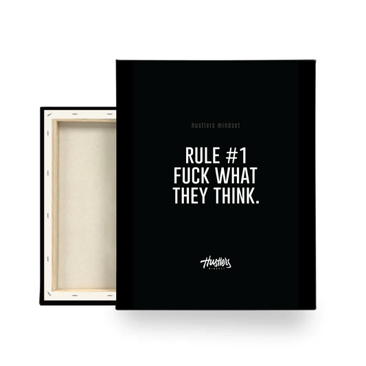 Fuck What They Think - 12 x 18 Canvas Print