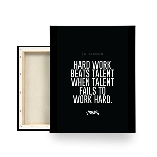 Hard Work - 12 x 18 Canvas Print